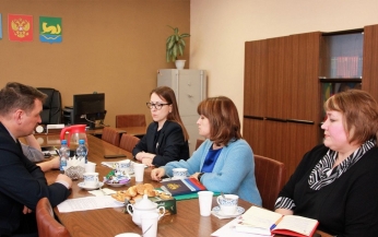 Встреча с руководителем регионального штаба Комитета семей воинов Отечества Марией Филоновой. 