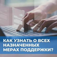 Как узнать о назначенных мерах поддержки